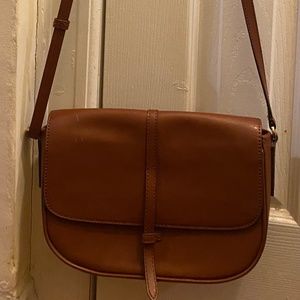 Banana Republic Cognac Heritage Leather Bag